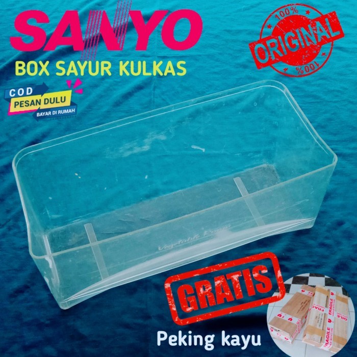 RAK KULKAS BOX SAYUR DAN BUAH KULKAS SANYO