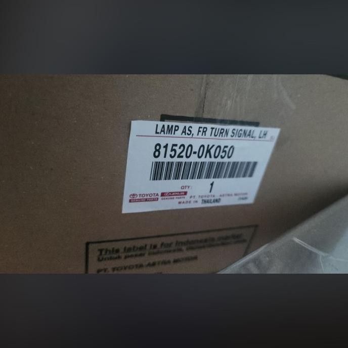 81510-0K050 81520-0K050 Lampu Sen Drl Fortuner Gr Vrz 2021 2022 2023  Ready