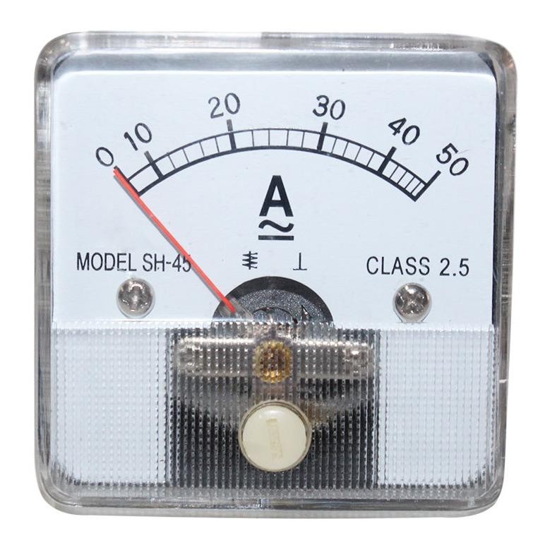 EELIC PAM-45 -A50-2 Panel AC/DC Ampere Meter Analog Program 45 Standart Internasional