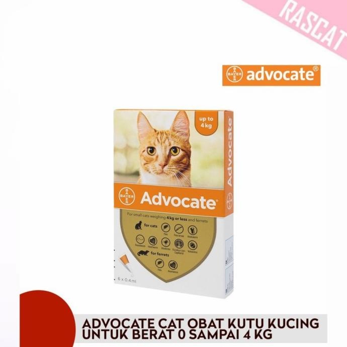 

Obat Kutu Kucing Advocate Small 0-4kg - 1 tube
