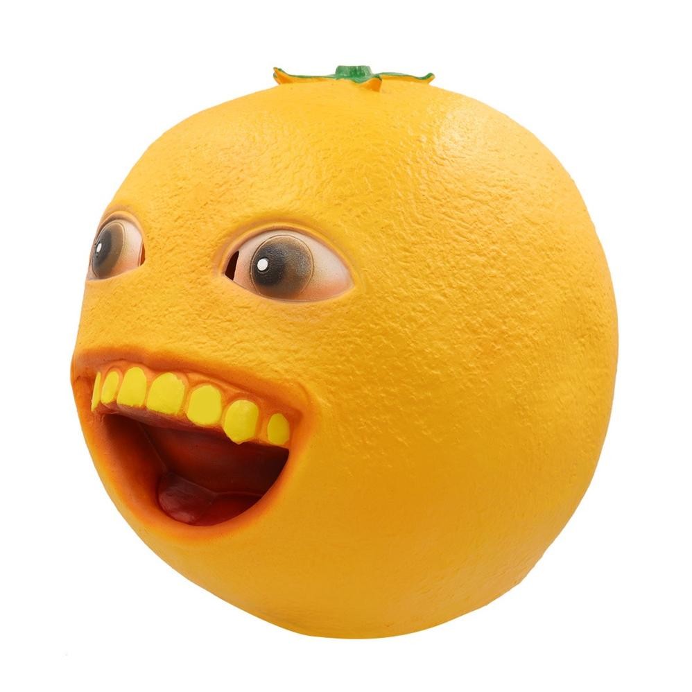 JNH TOL-76 topeng latex jeruk annoying orange mask prank halloween TERLARIS