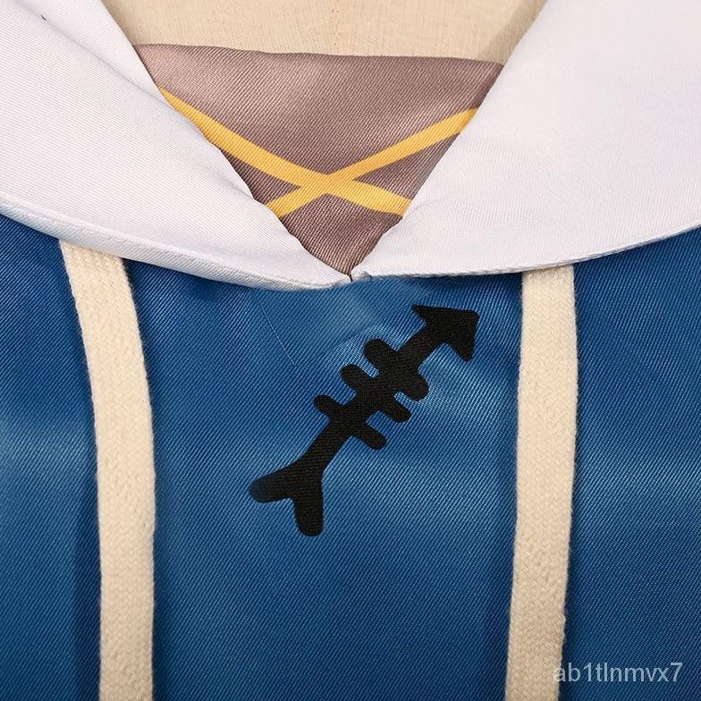 DFG MPIDReady Stock VTuber Hololive Gawr Gura Cosplay Costume ENG Shark Kid Hiu Kostum Karnaval Anak