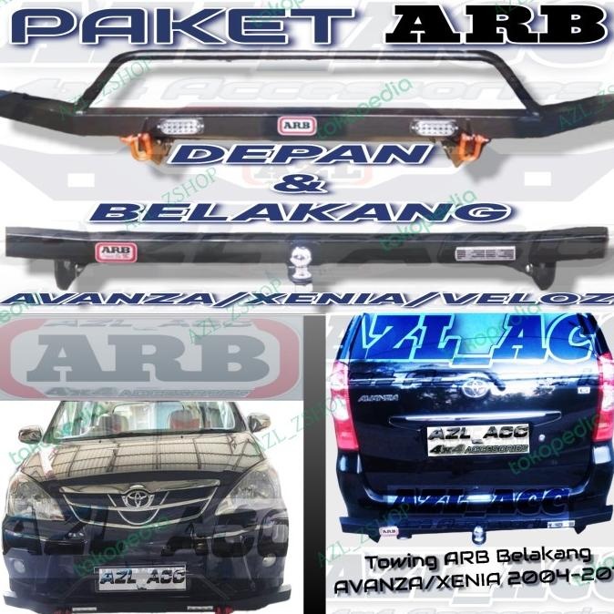 Paket Tanduk Depan & Towing Belakang Arb Depan Belakang Avanza Xenia