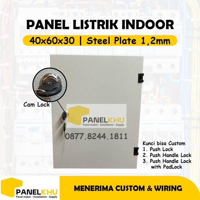 New Box Panel Listrik Indoor 60X40X30 Plat 1.2Mm
