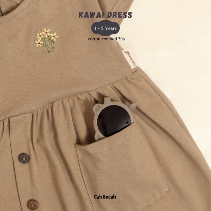 Promo Terbaru Cah Bocah Kawai Dress / Baju Anak Perempuan Lucu / Terusan Bayi Dsk