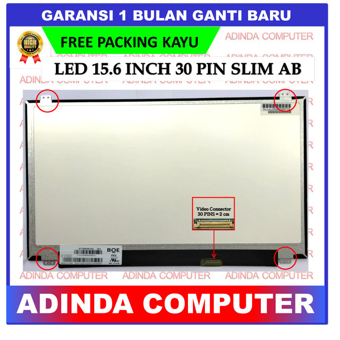 LCD LED ACER ASPIRE 3 A315-21 3 A315-21G 3 A315-22 15.6 30 SLIM AB