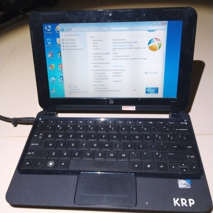 HP MINI 210-1002TU N450 NETBOOK 25.6 CM 10.1 INCH