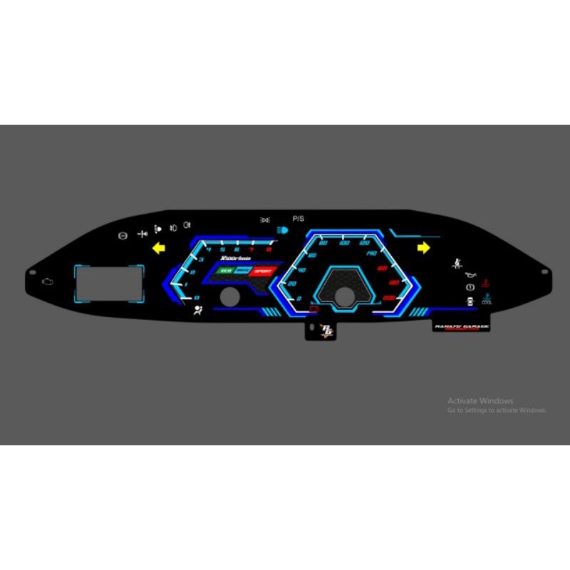 SIAP KIRIM- Panel speedometer Vios Gen 2 papan spidometer custom vios gen 2