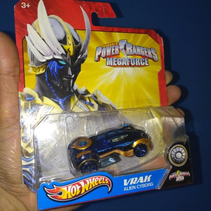 Terbaru Hot Wheels Power Rangers Megaforce Frak Alien Cyborg Original buba70 Ayo Beli