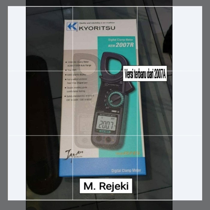 Promo Kyoritsu 2007A Tang Ampere Digital Clamp Meter Kyoritsu 2007 A Ori