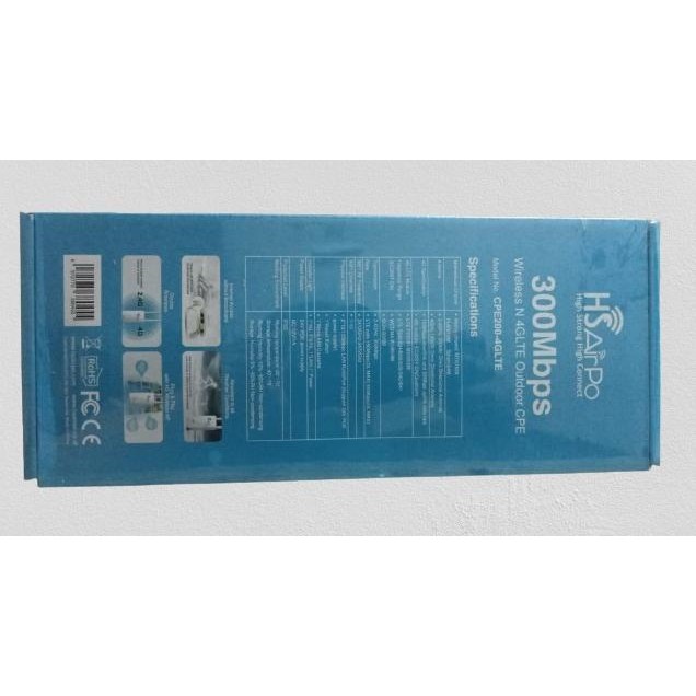 Hsairpo Cpe200-4G-Lte Outdoor Wireless 2.4Ghz 300Mbps N1 Hs Airpo Terlaris
