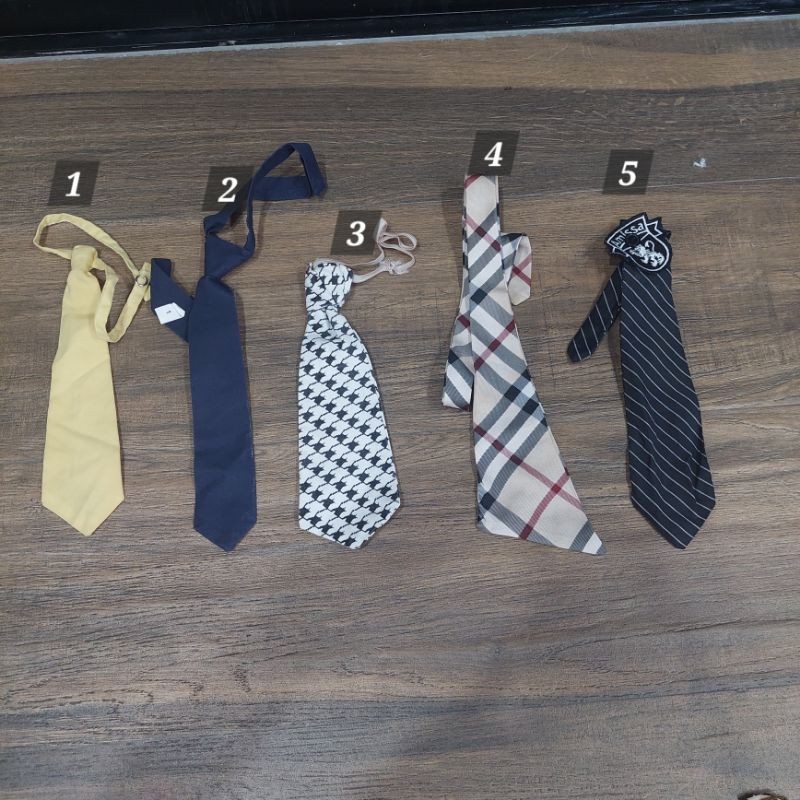 Dasi Anak untuk kemeja jas Kids Tie Polos Kotak