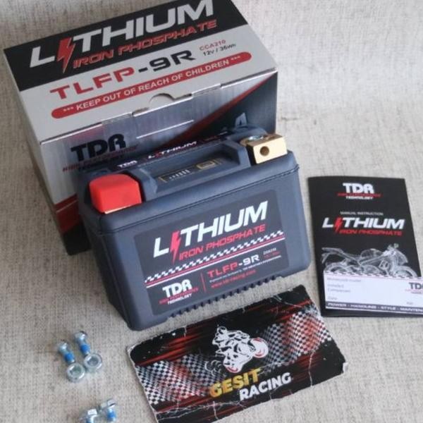 Aki Motor Tdr Racing Aki Xmax - R25 - Cbr250 - Ninja Tlfp-9R Lithium