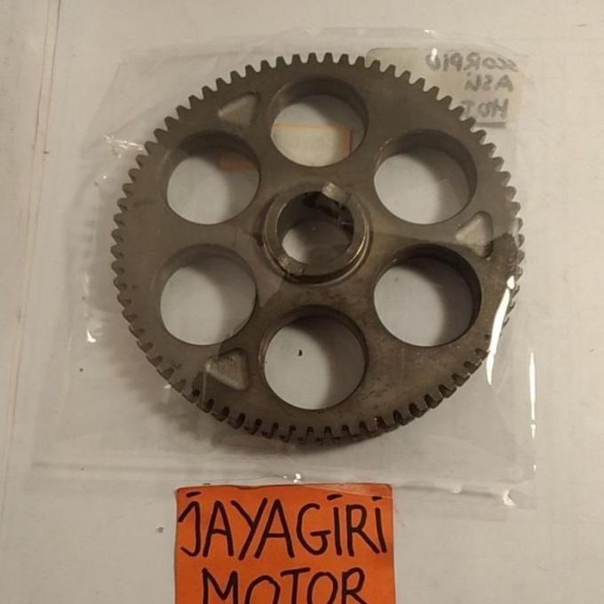 Gigi Gendeng Scorpio Flywheel Fly Wheel Roda Gila Sekunder Gear Rumah Terlaris