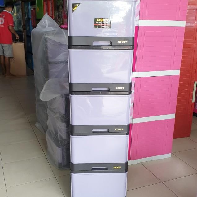 Lemari Plastik Laci Plastik Komet Susun 5M