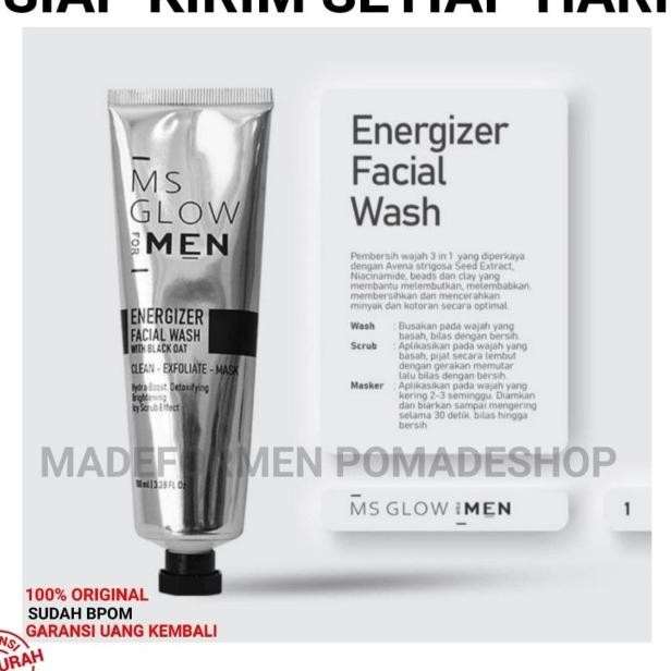 Ms Glow For Men Energizer Facial Wash / Ms Glow Men Facial Wash