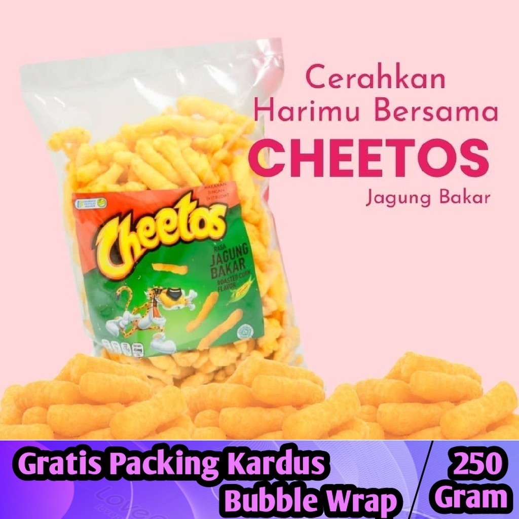 

TES Cheetos Jagung Bakar 250gram / Cheetos Balado - Iqorni Snack