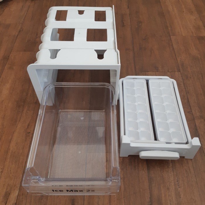 ICE MAKER KULKAS SAMSUNG KOTAK ES BATU MODEL PUTAR DOUBLE 4 BARIS ORI