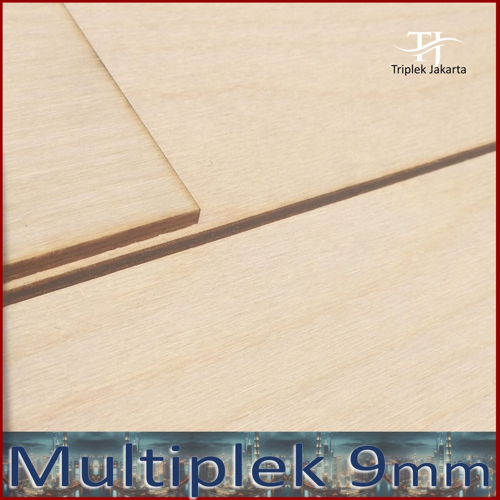 Multiplek 9 mm 80x30 cm | Triplek 9mm 30x80 cm | Palem Grade A