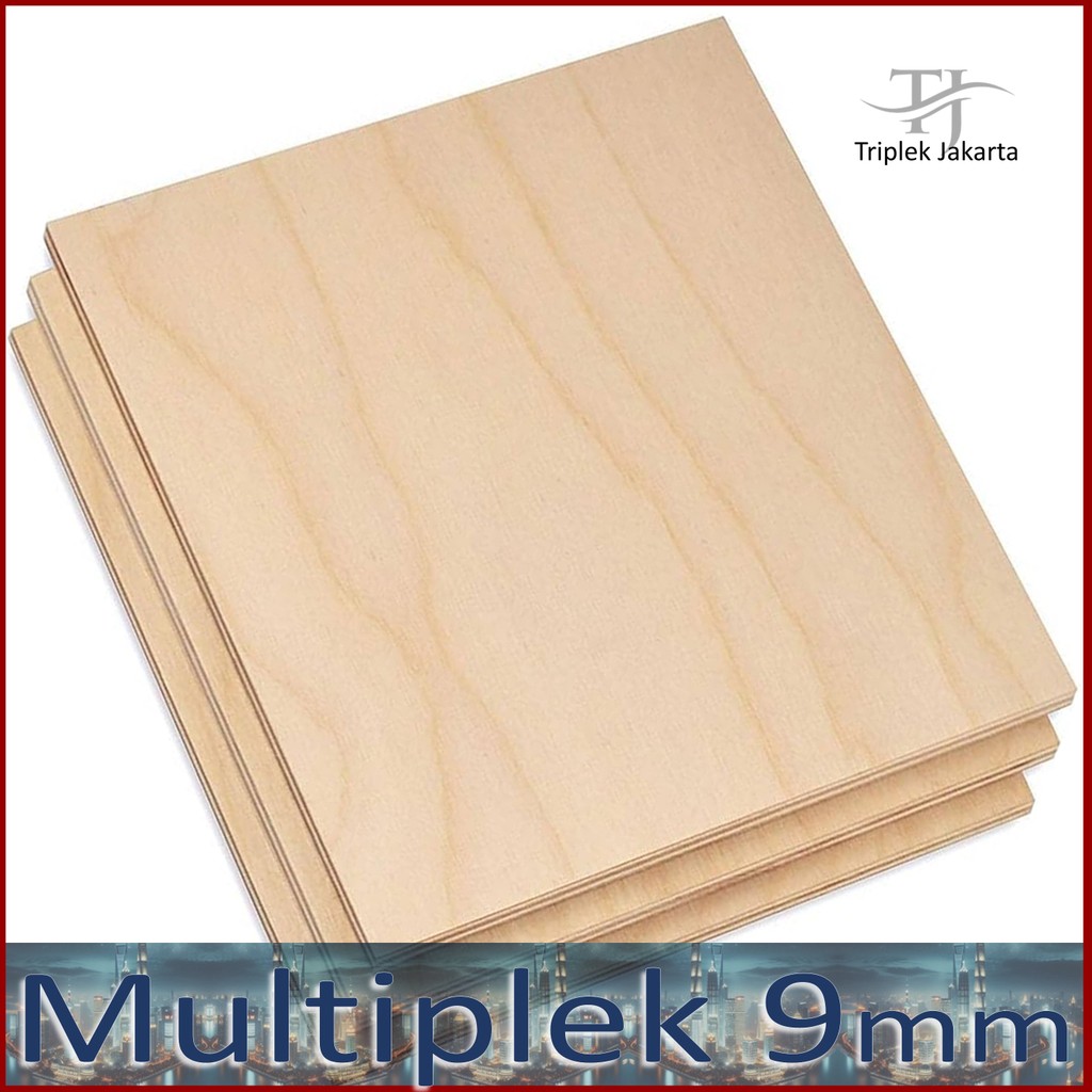 Multiplek 9 mm 150x30 cm | Triplek 9mm 30x150 cm | Palem Grade A