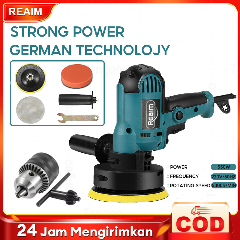 READY STOCK- Reaim mesin poles mobil alat poles motor kecil alat poles motor Alat Poles Cat Mobil