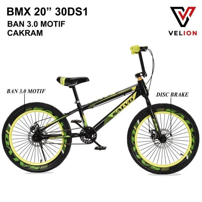 SEPEDA BMX ATLANTIS 20 INCH 610 CAKRAM BAN JUMBO BESAR 3.0 ANAK LAKI TKY