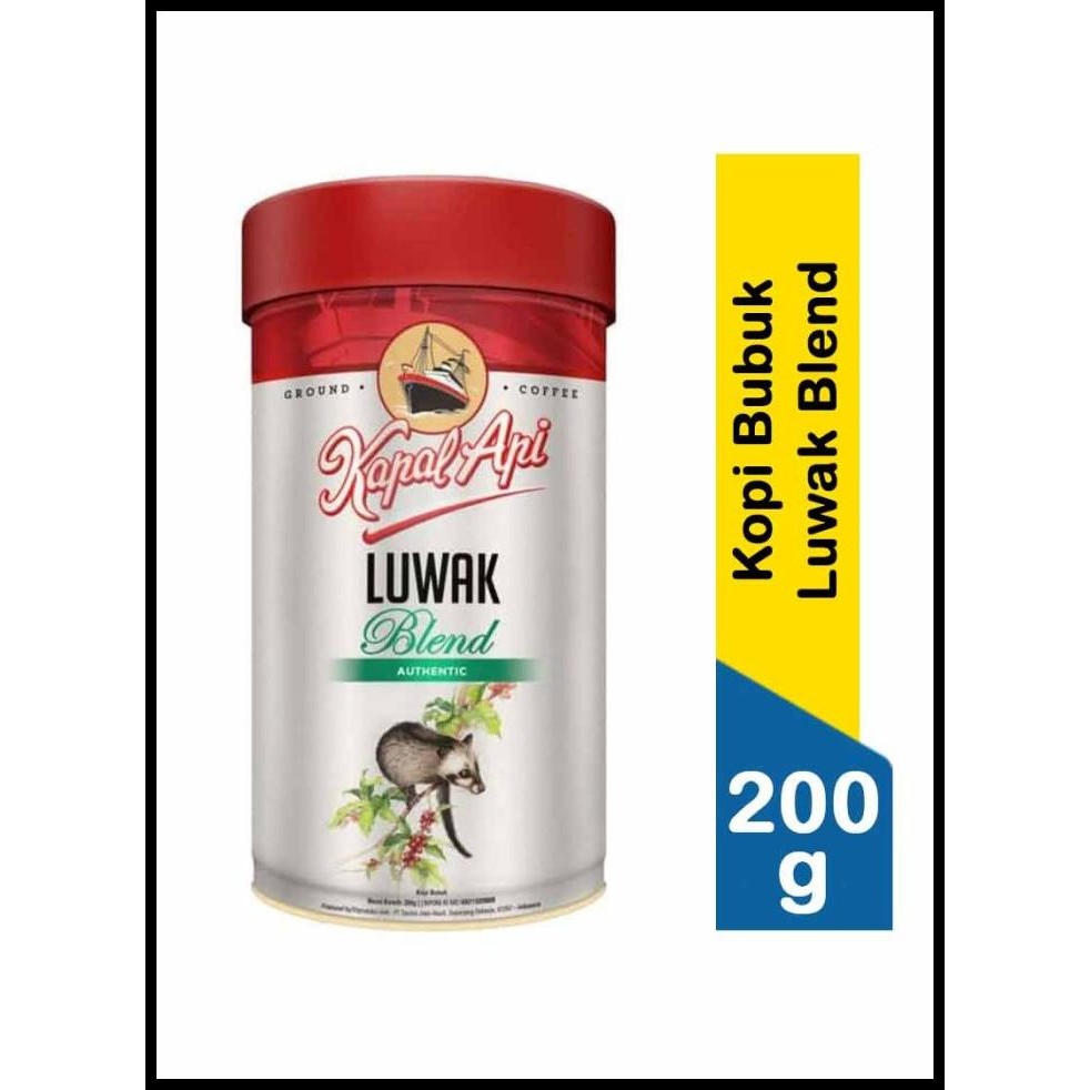 

Kapal Api Kopi Bubuk Luwak Blend 200Gr