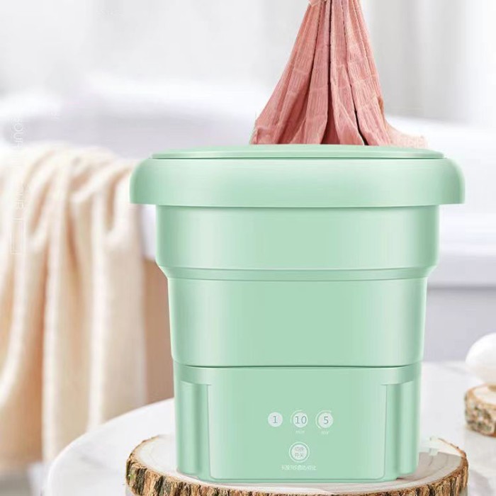 MESIN CUCI MINI DENGAN PENGERING KECIL LIPAT MESIN CUCI PORTABLE RINGAN MESIN CUCI BINATU PERJALANAN