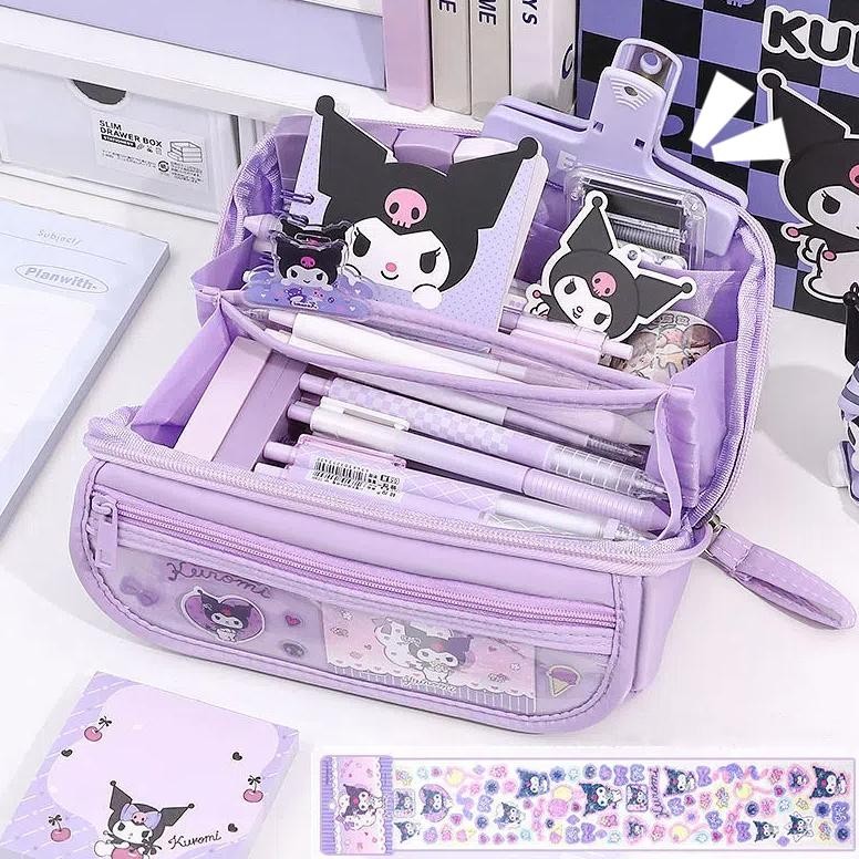 

Terbaru Loooopy Sanrio Tempat Pensil Cinnamoroll Baru Anime My Melody Kuromi Penyimpanan Alat Tulis Siswa Perlengkapan Sekolah Ins Kawaii Hadiah Lucu Gratis Ongkir