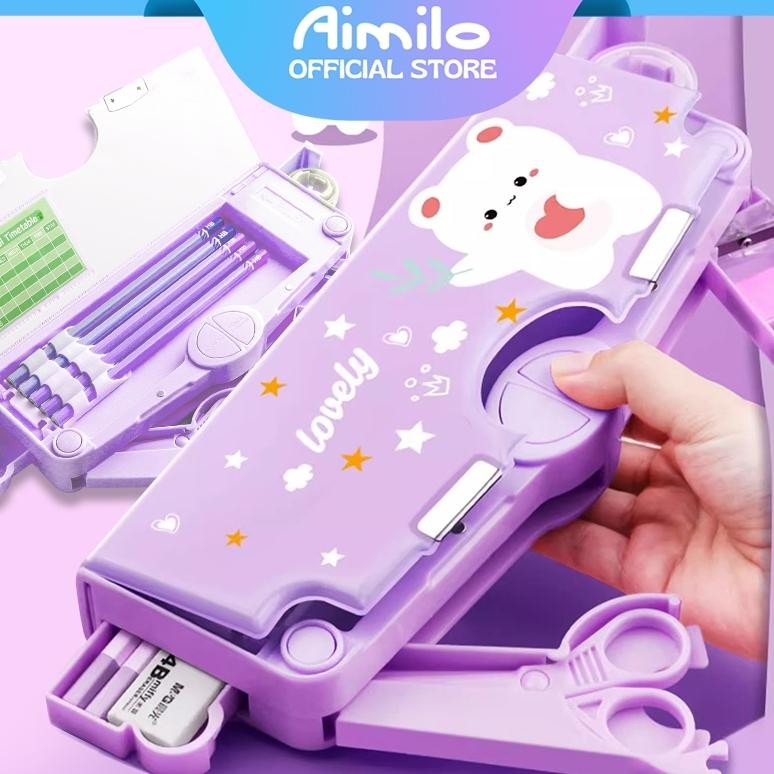 

Original [Ready] Aimilo Kotak Pensil Aesthetic Tempat Pensil Anak Perempuan Waterproof Kotak Pensil Anak Laki Laki Alat Tulis Sekolah Sale