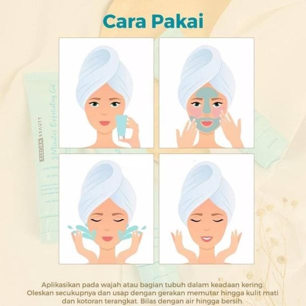 Cleora 3 Nutes Exfoliating Gel | Peeling Gel Cleora Beauty