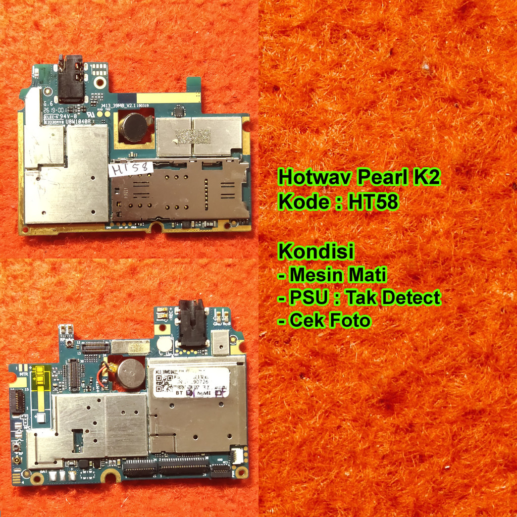 ( HT58 ) Mesin Hotwav Pearl K2 Mati Cek Deskripsi