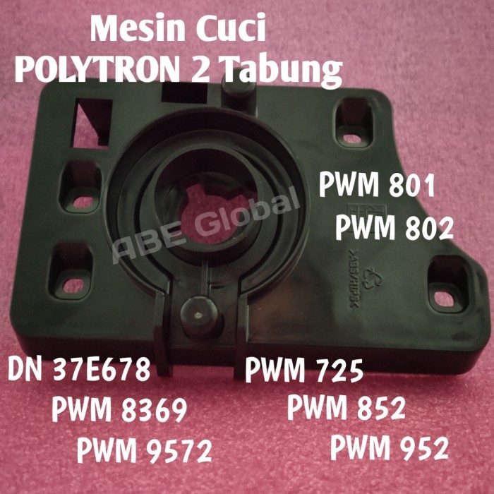 SPARE PART DUDUKAN BRACKET PEMBUANGAN AIR MESIN CUCI POLYTRON TYPE 3