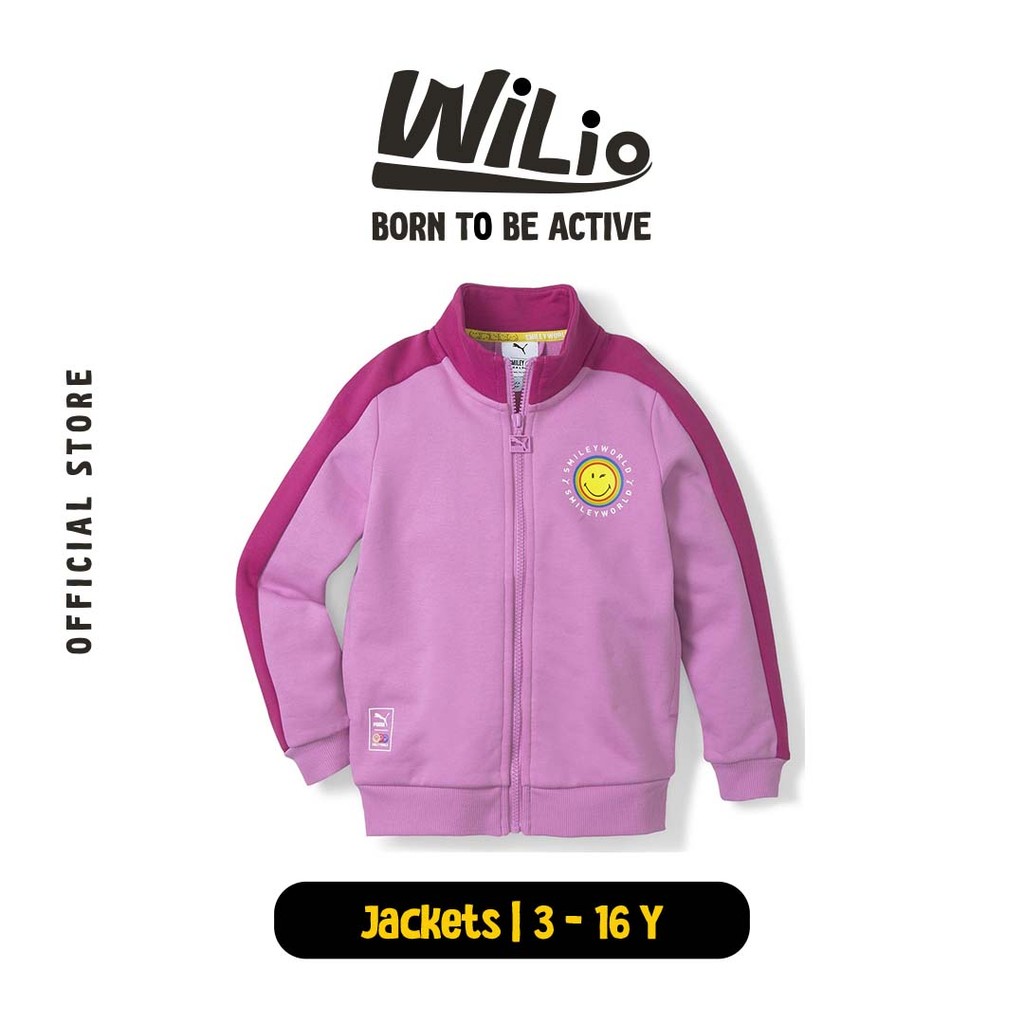 PUMA X Sw T7 Track Jacket Tr - Jaket Anak (Pink)
