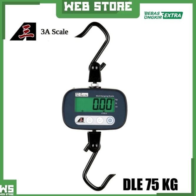 Dle Timbangan Gantung Digital Electronic Hanging Scale 75 Kg 3A Scale