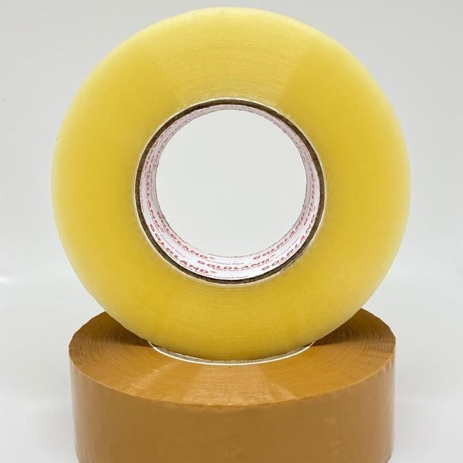 

TERBARU! (GOJEK GRAB) Lakban Bening & Coklat 45mm x 300 Meter Lakban Jumbo - J