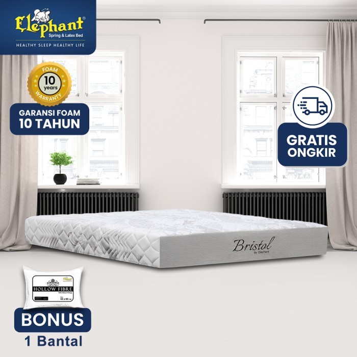 [CUSTOM BED] Elephant Springbed Kasur Bristol Tanpa Per / Matras Only