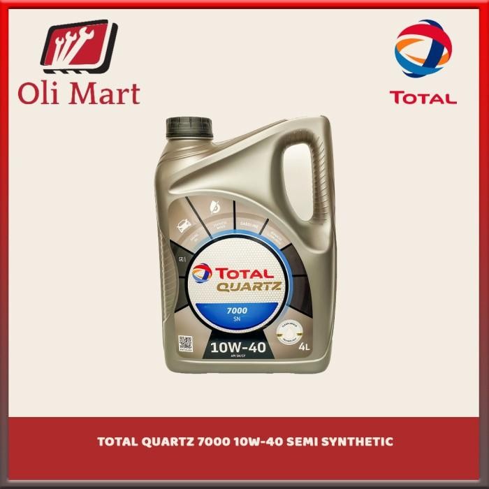 TERBARU Oli total quartz 7000/oli total 7000/oli mesin/oli total 10w40
