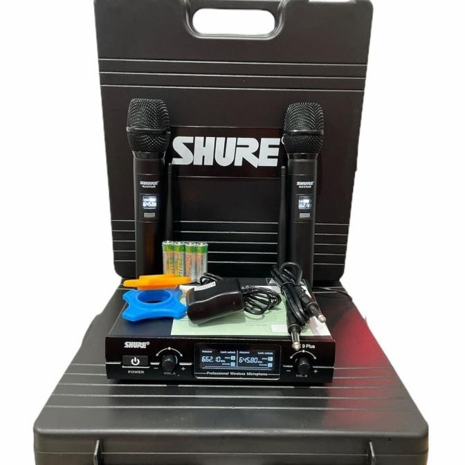Mic Wireless Shure ULX9 PLUS / ULX 9 PLUS 2 Mic Handle Free Koper GT
