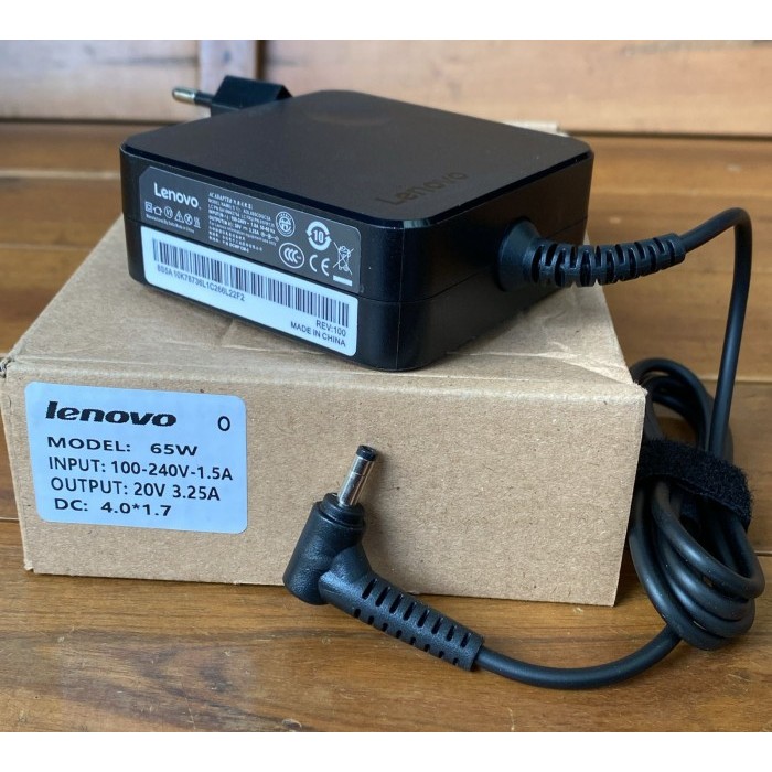 Produk Ready Adaptor Charger Original LENOVO Ideapad 65W