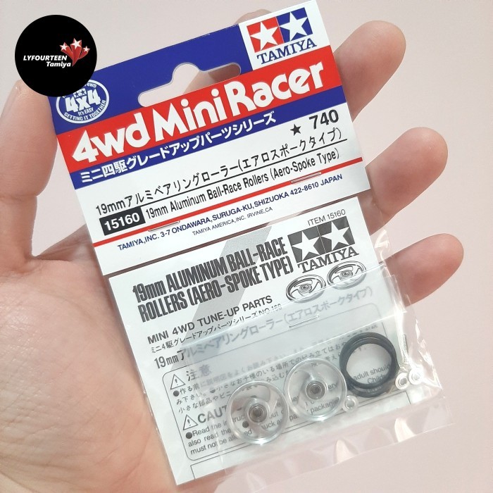 Produk Ready 15160 19mm Aluminum Ball-Race Rollers (Aero-Spoke Type)