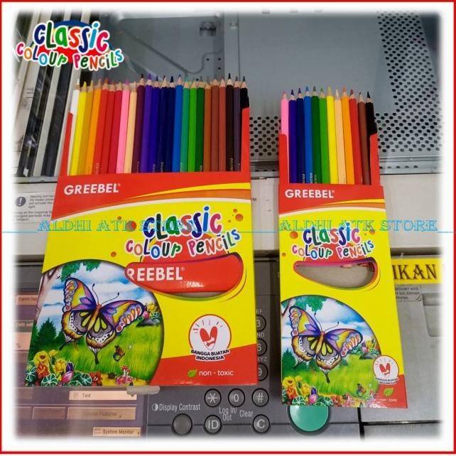 

Sil Warna Greebel 24 Warna Classic Colour Cil Non Toxic