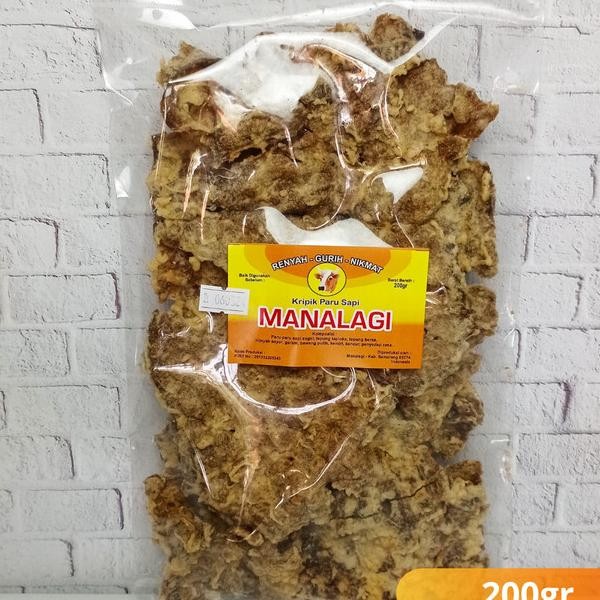 

Keripik Paru Manalagi Khas Semarang 200 Gram Kripik Siap Saji