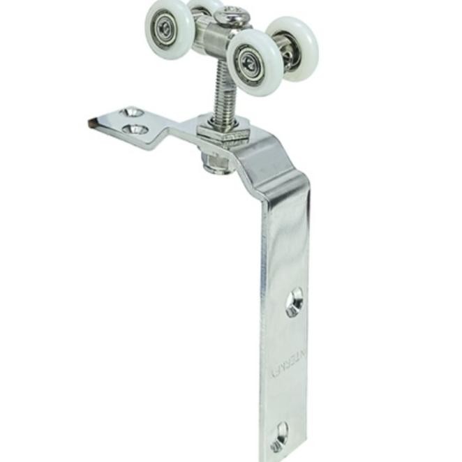 Roda Gantung Pintu Lipat Sliding Komplit Set Putar 360 Tanpa Rel