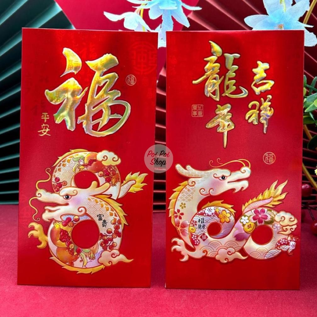 

GHT Angpao Imlek Naga 2024 Glossy Merah 3D Premium Panjang YNXRX 3D Shio Naga Angpau Ampau Hongbao Kartun Grosir Murah Tebal Motif Karakter Berkualitas Bahan Terbaik TERLARIS