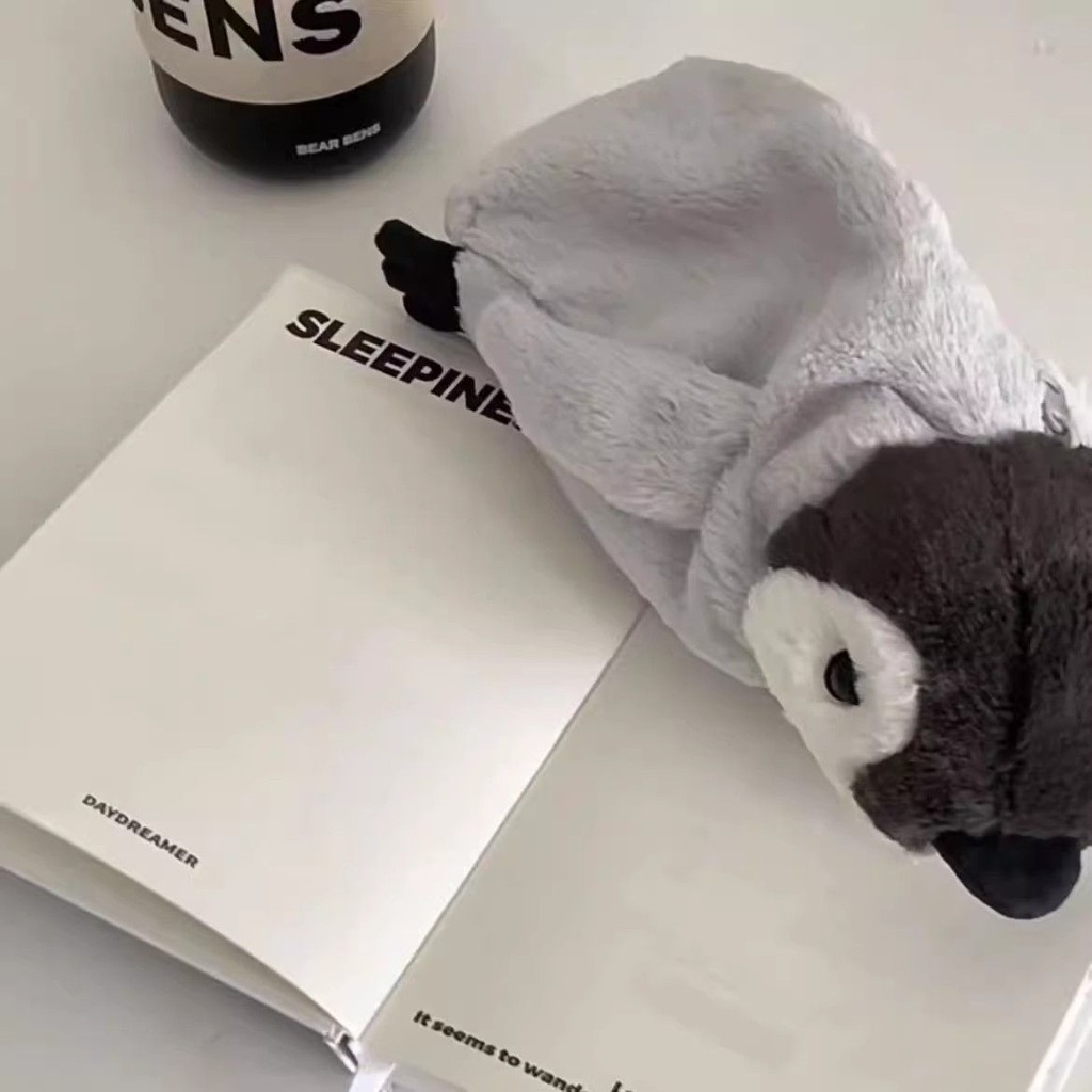 

BestJapanese Style Creative Little Penguin Plush Pencil Bag#Student pencil bag