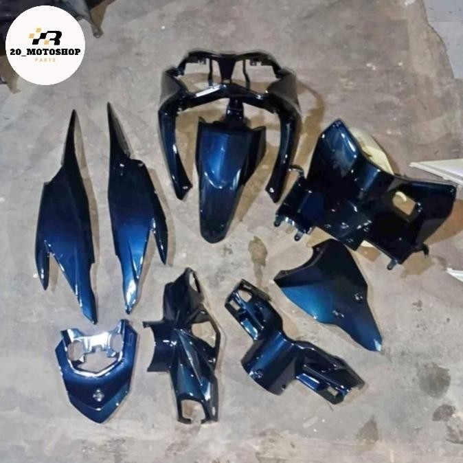 Jual Full Body Halus Alus Vario Techno 125 Old Warna Hitam Lembayung Biru
