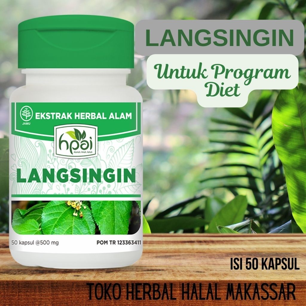 

Langsingin HNI HPAI isi 50 kapsul Herbal untuk mengurangi lemak dan berat badan