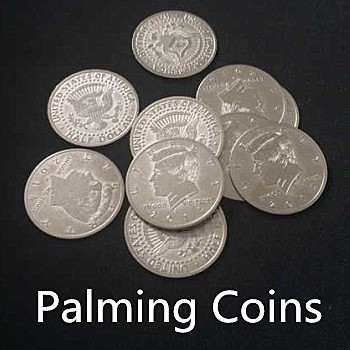 Spesial Palming Coin (Half Dollar) - Alat Sulap (1 Pc) Hot Sale