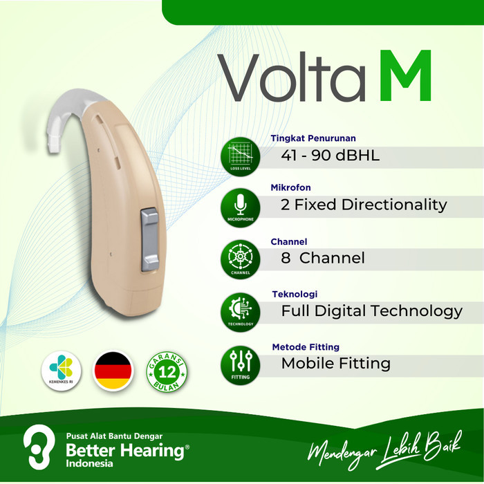 Terbaru (Abd) Alat Bantu Dengar Volta M Better Hearing Indonesia